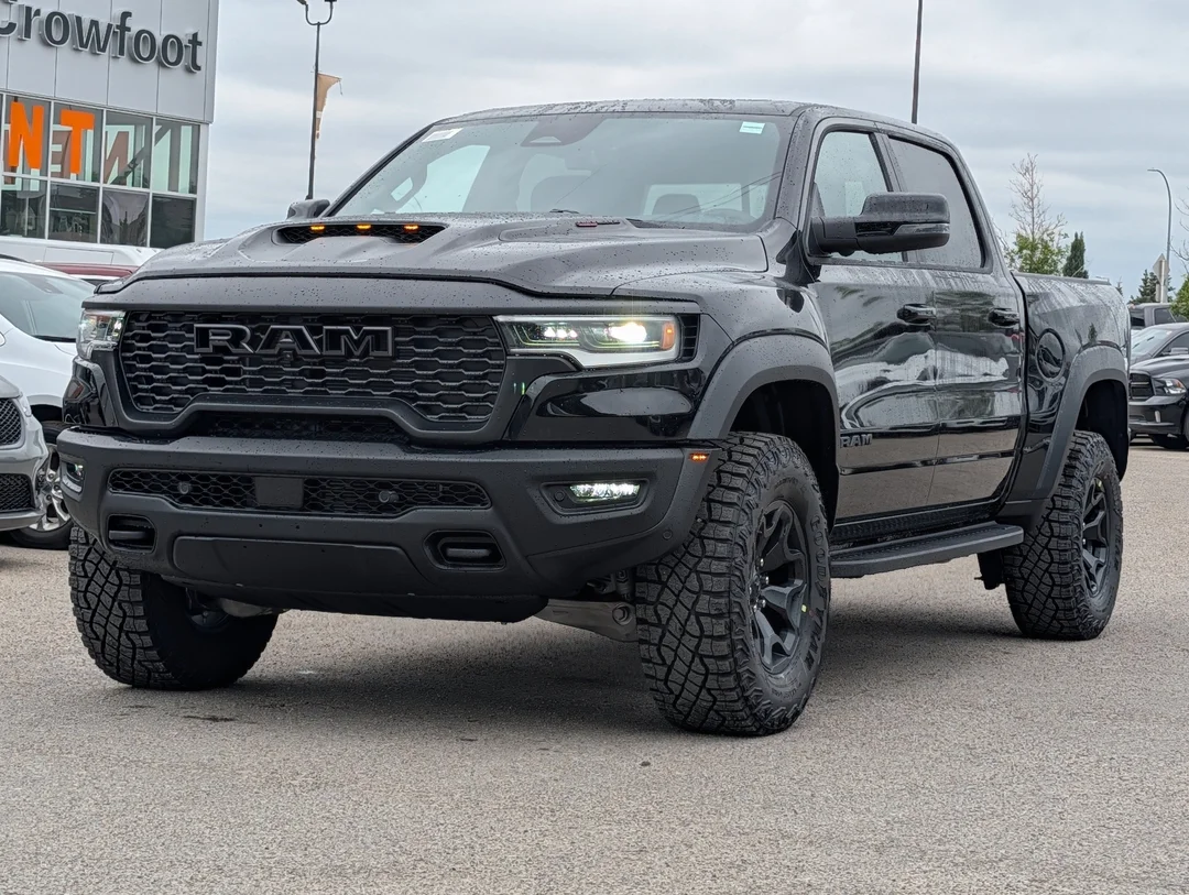 New 2026 Black RAM RHO - - 4x4 - Bilstein Shocks - Panoramic Sunroof - Leather Suede Seats & More! image 4