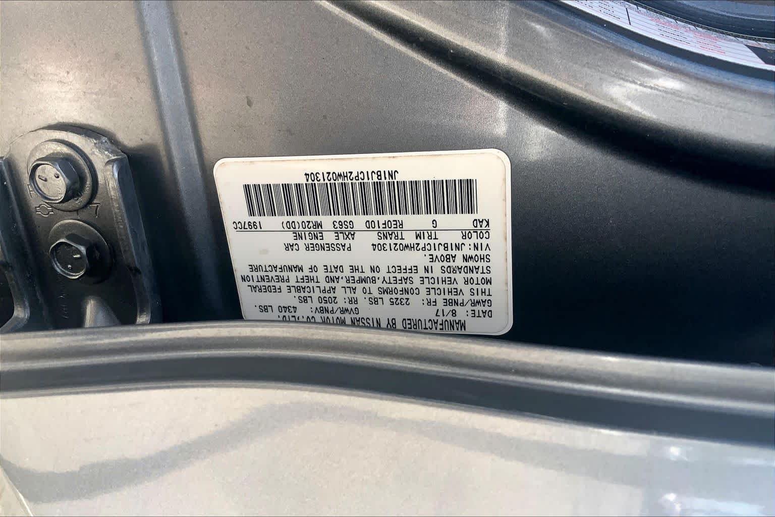 Used 2017 Gun Metallic Nissan SV image 31