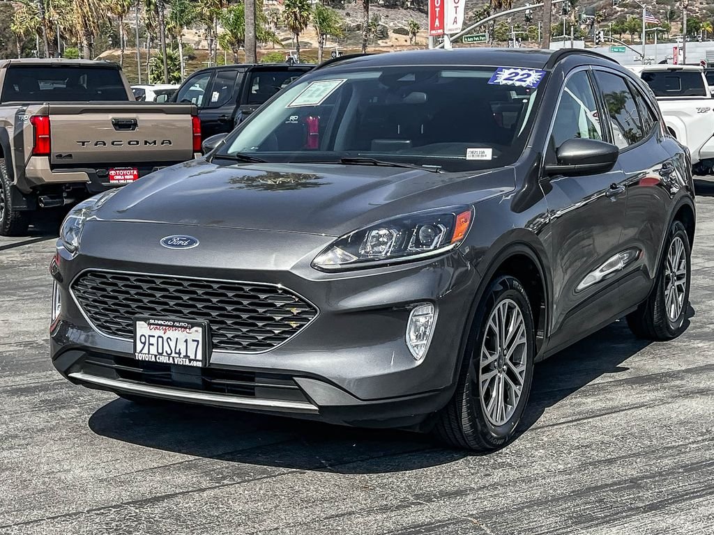 Used 2022 Gray Metallic Ford SEL image 3