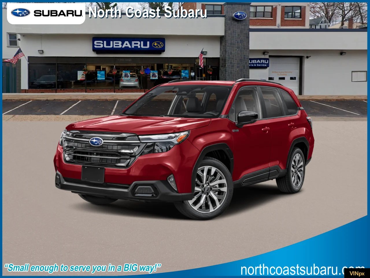 New 2026 CRIMSON RED PEARL Subaru Touring Hybrid image 1
