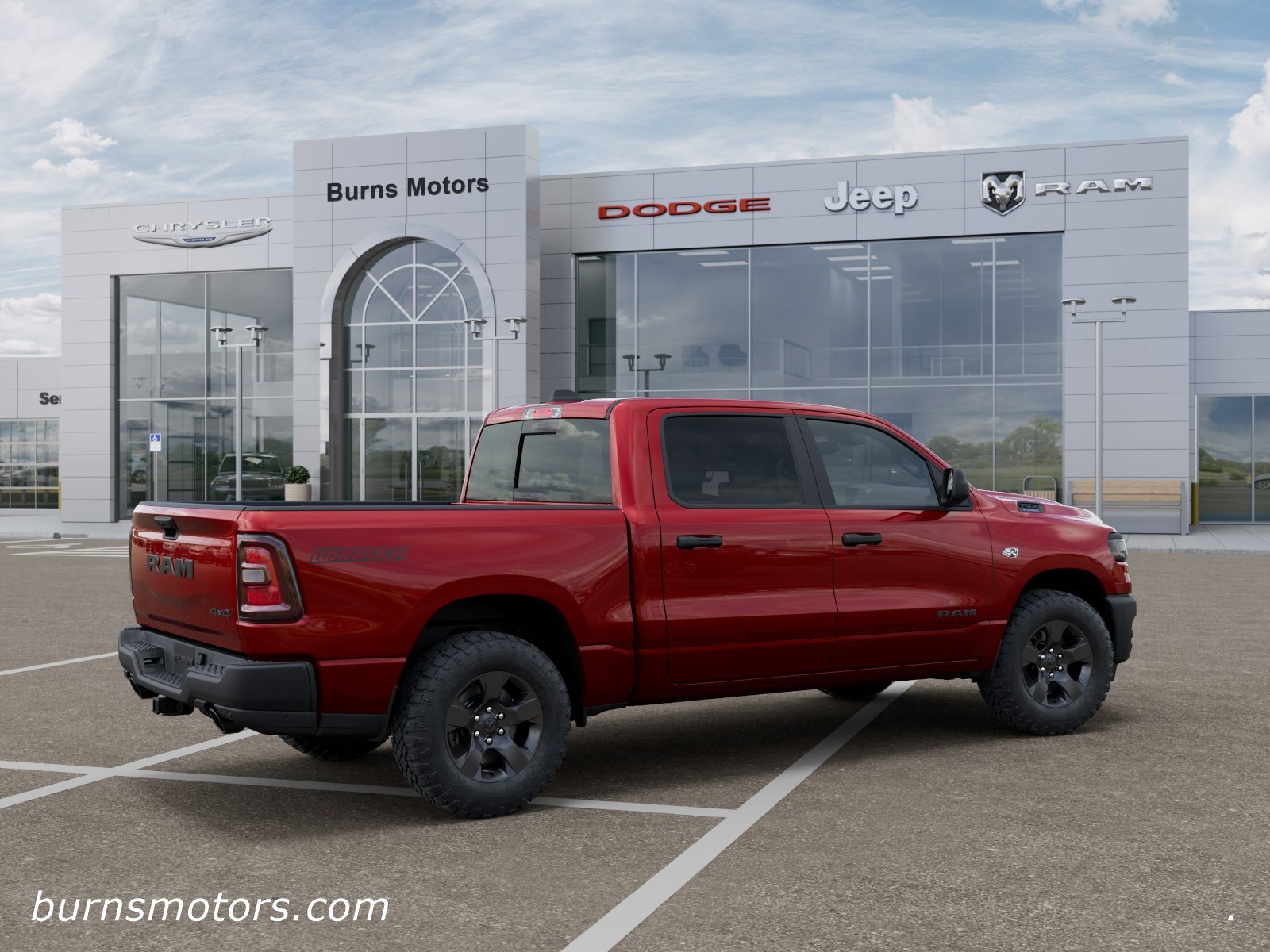 New 2026 Molten Red Pearl-Coat Exterior Paint RAM Warlock image 4