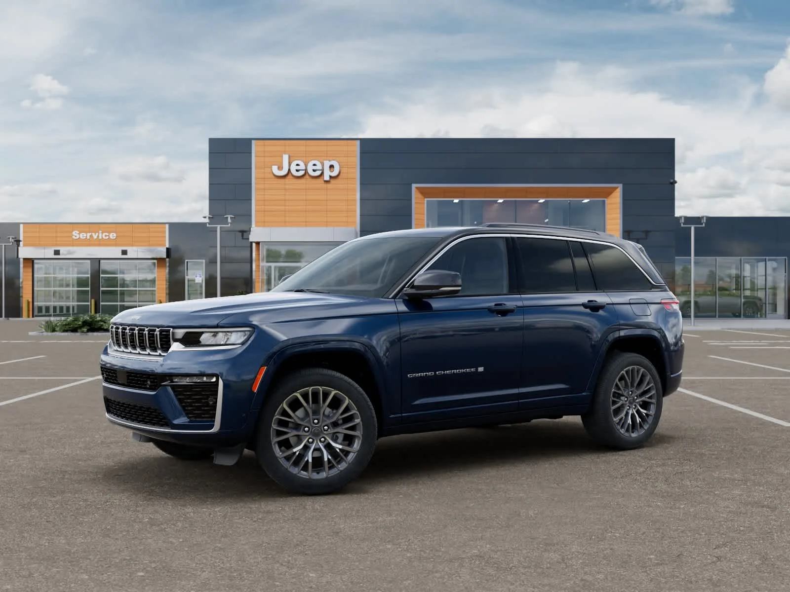 New 2027 Fathom Blue Pearlcoat Jeep Summit image 2