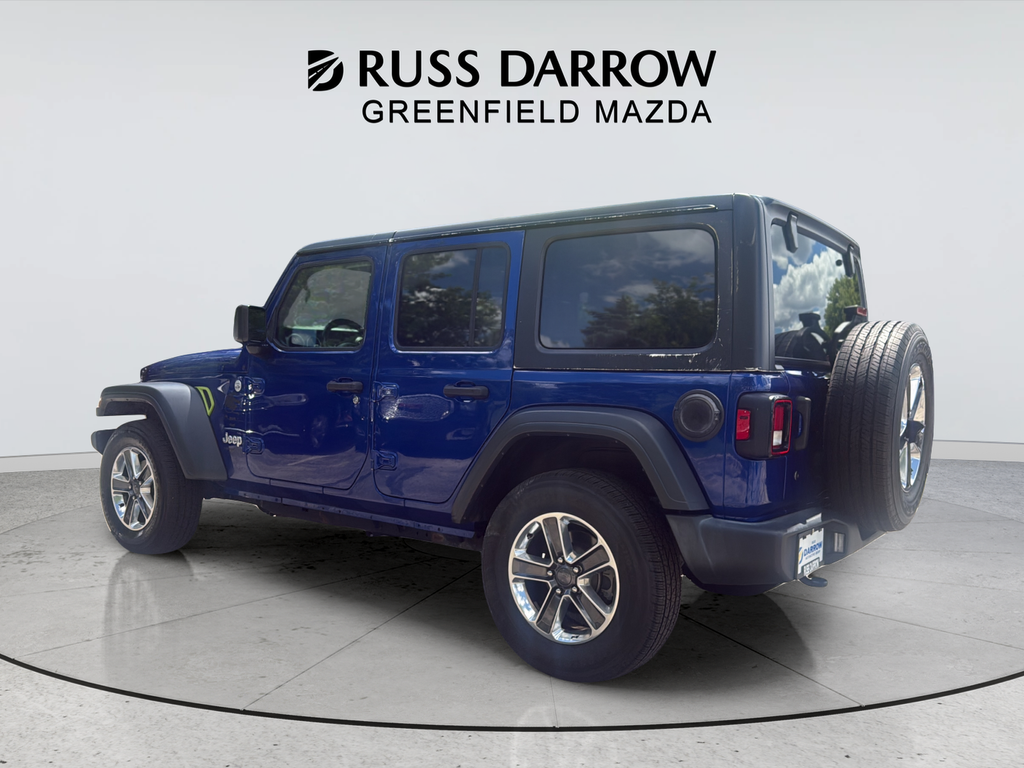 Used 2019 Blue Jeep Unlimited Sport S image 3