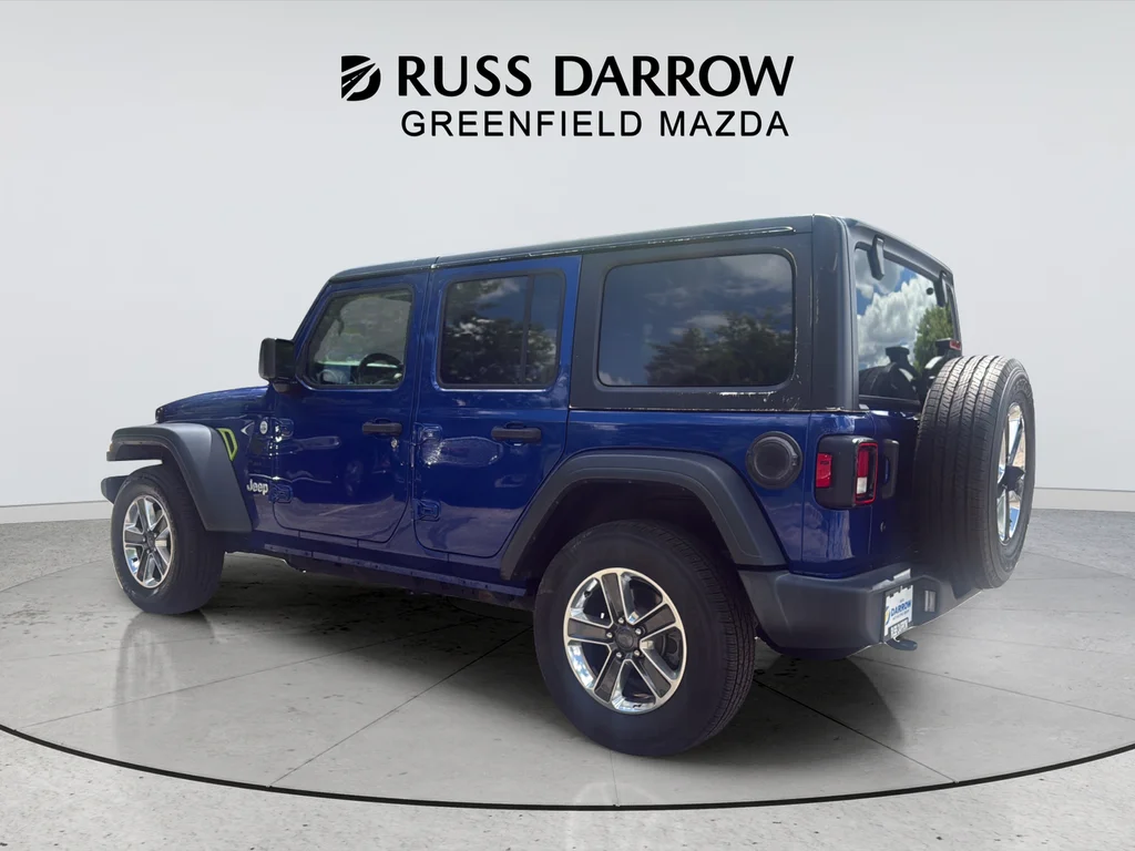 Used 2019 Blue Jeep Unlimited Sport S image 3