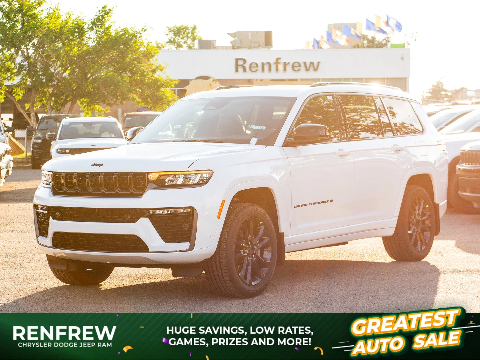 New 2026 White Jeep Limited Reserve* 4x4, Night Vision, Nappa Leather, Head-Up Display image 1