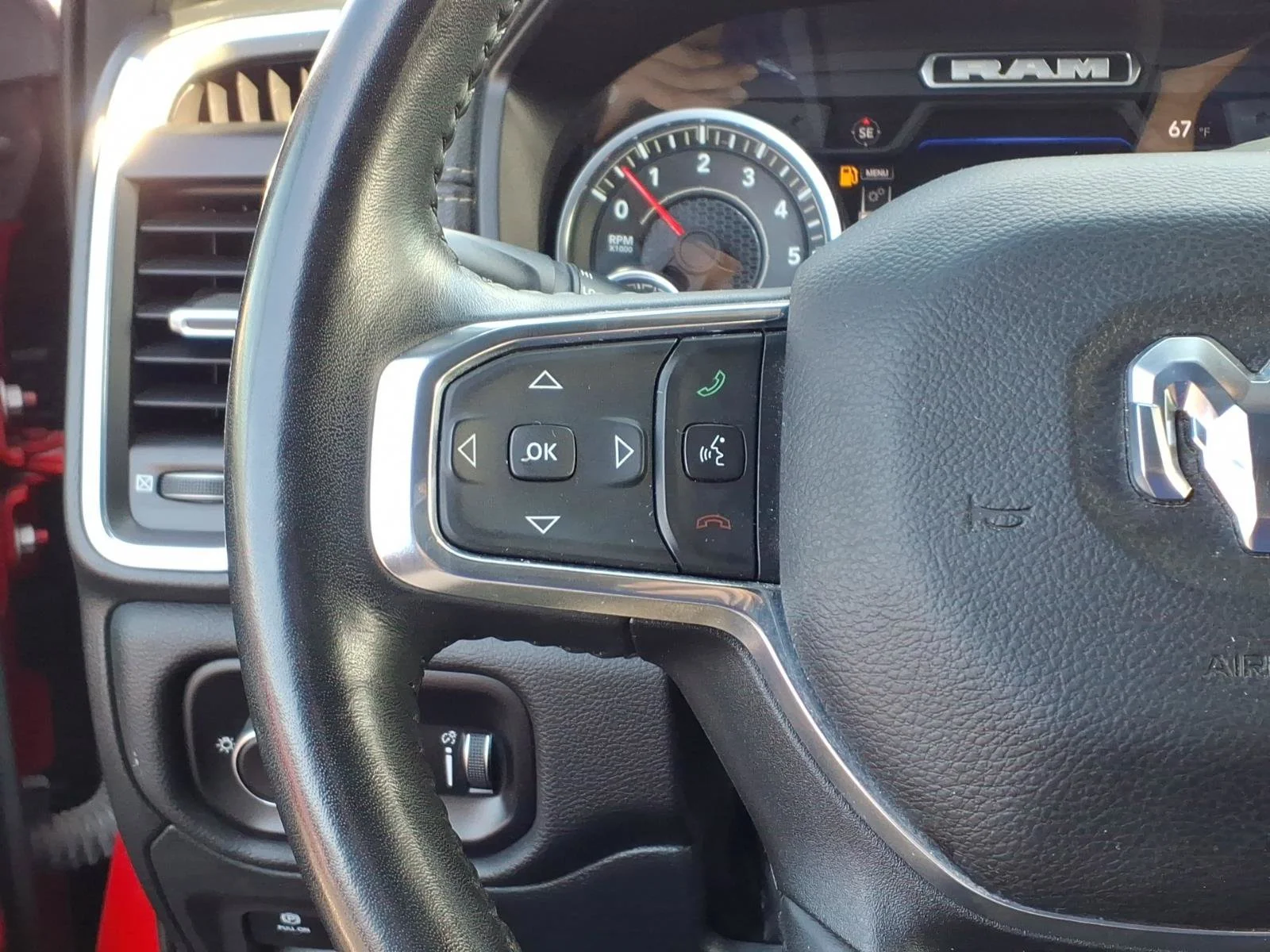 Used 2024 Flame Red Clearcoat Ram Laramie image 18