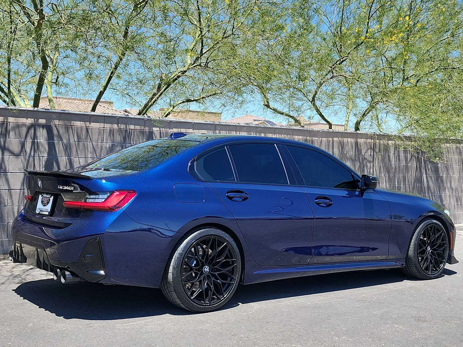Used 2025 Tanzanite Blue II Metallic BMW M340i image 8