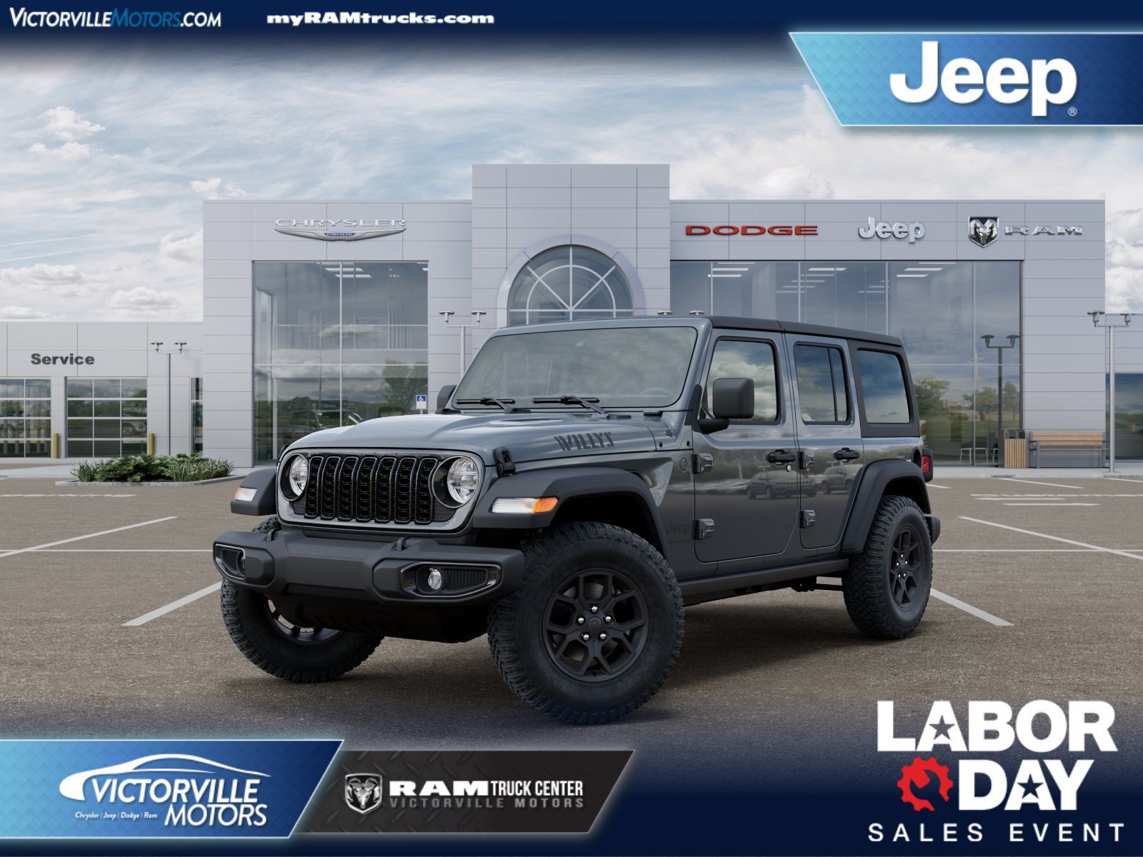 New 2026 Anvil Clearcoat Jeep Willys image 1