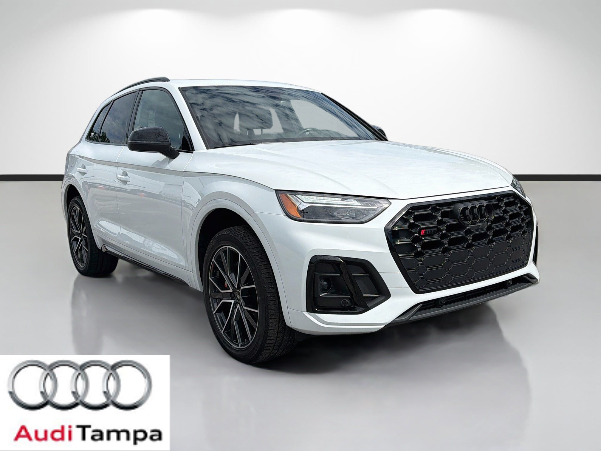 Used 2023 Glacier White Metallic Audi Premium Plus image 1