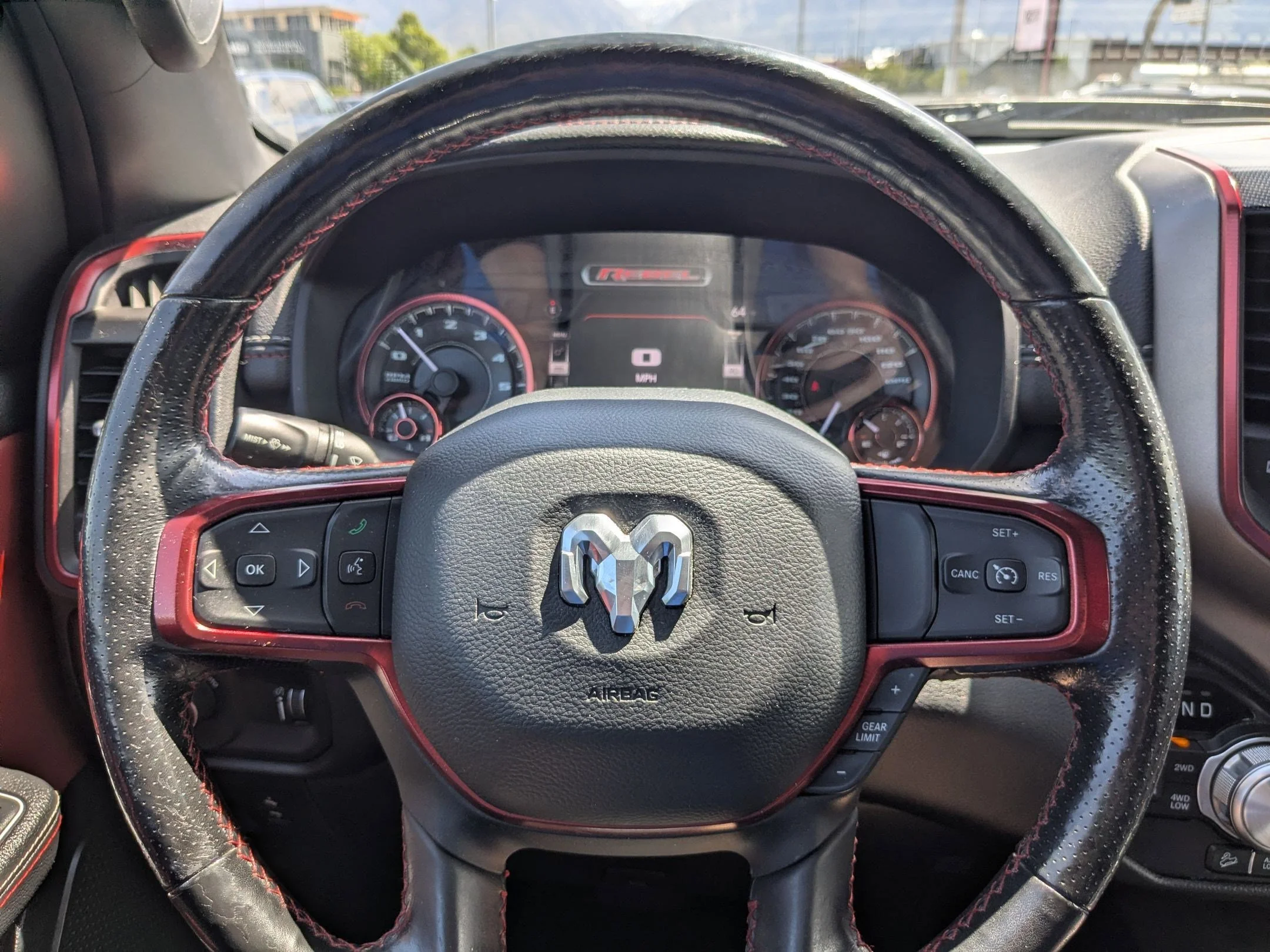 Used 2020 Billet Silver Metallic Clearcoat Ram Rebel image 16