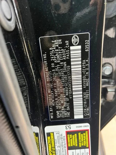 Used 2025 Black Toyota XSE image 13