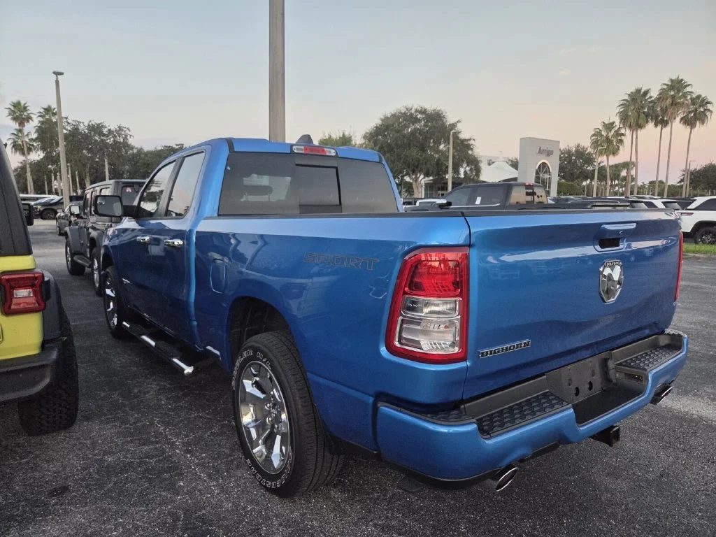 Used 2021 Hydro Blue Pearlcoat Ram Big Horn image 4