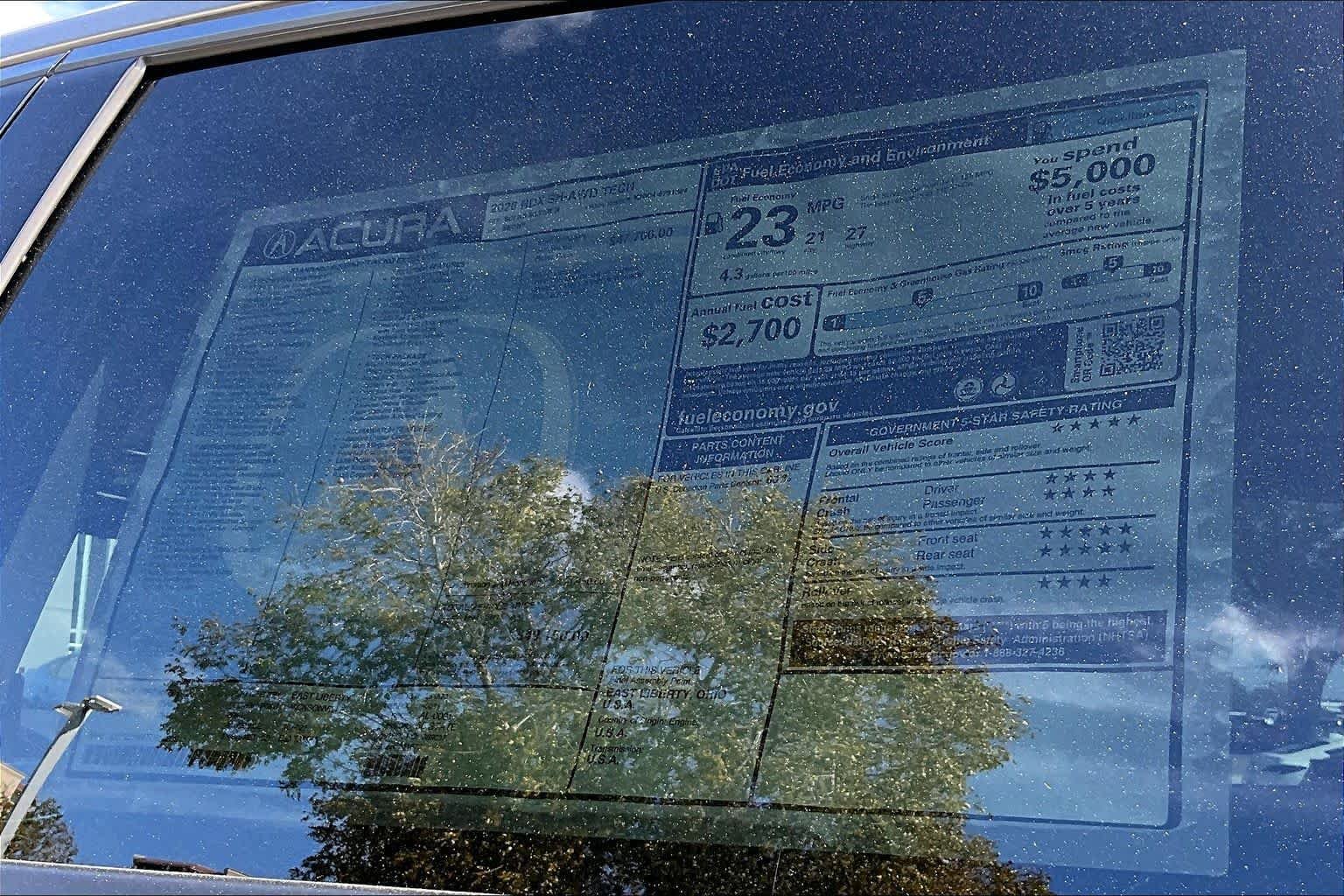 New 2026 Solar Silver Metallic Acura w/Technology Package image 22