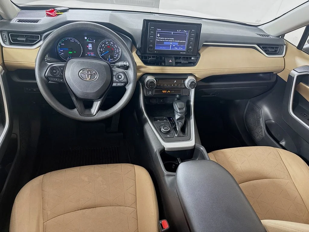 Certified Used 2022 White Toyota Hybrid XLE image 22
