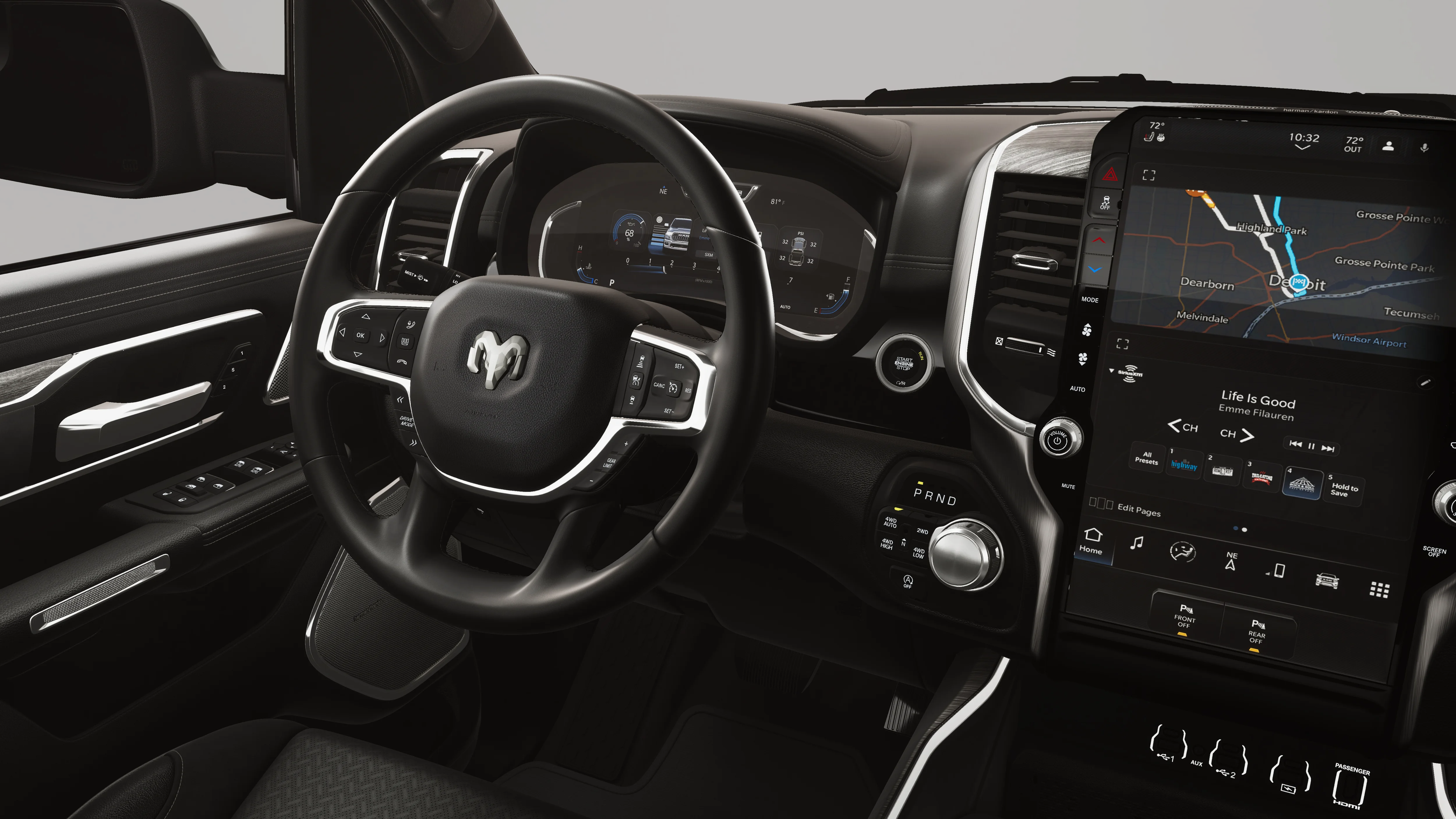 New 2026 Forged Blue Metallic Exterior Paint RAM Laramie image 21