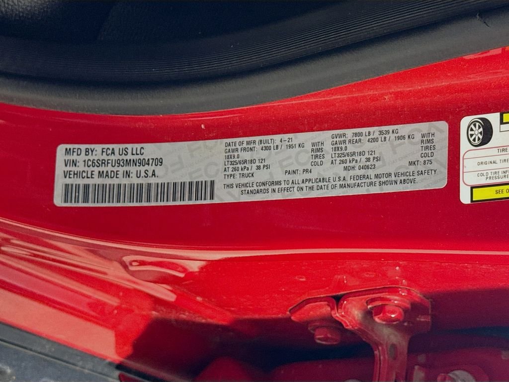 Used 2021 Red Ram TRX image 33