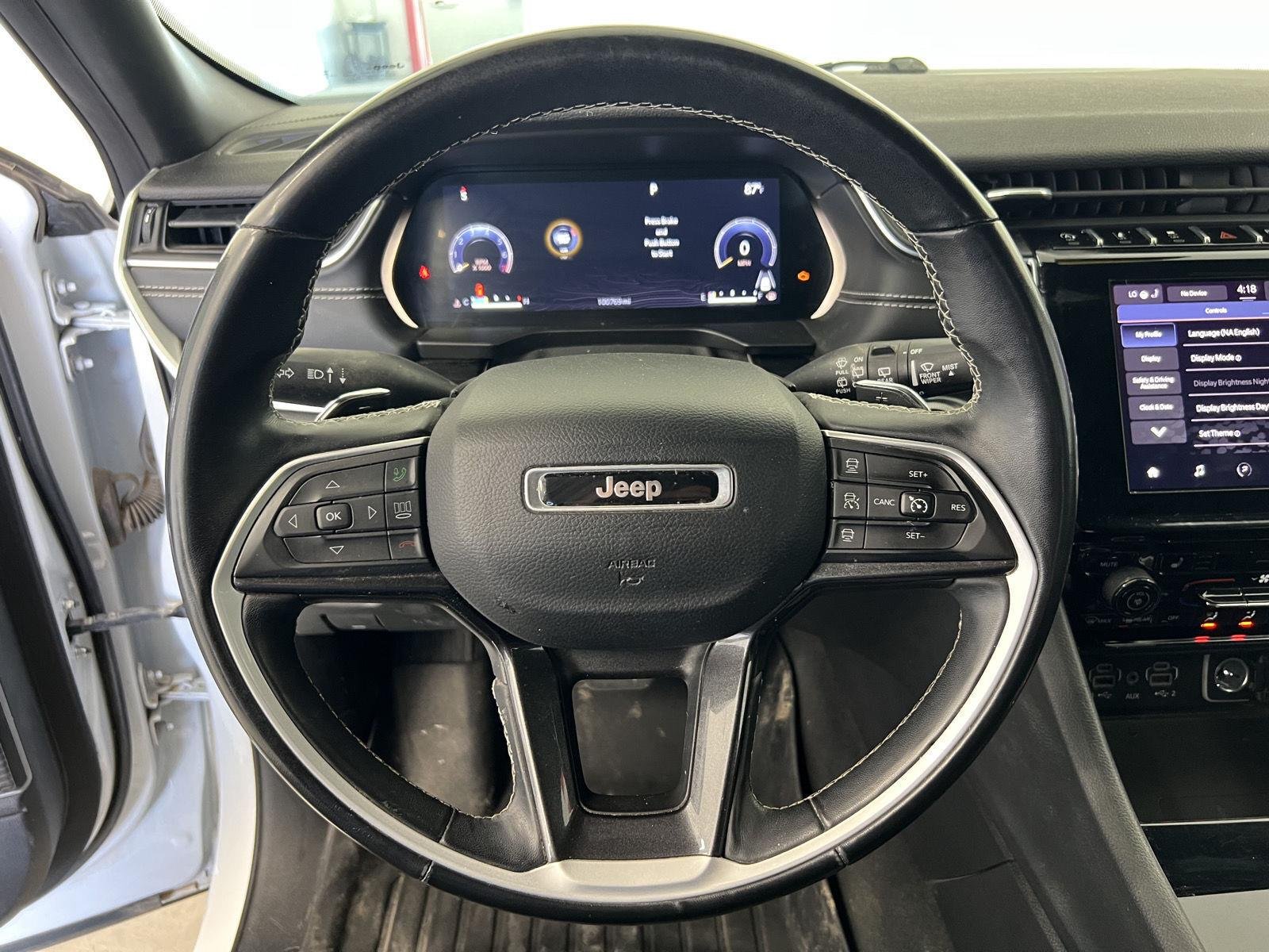 Used 2022 Bright White Clearcoat Jeep Altitude image 15