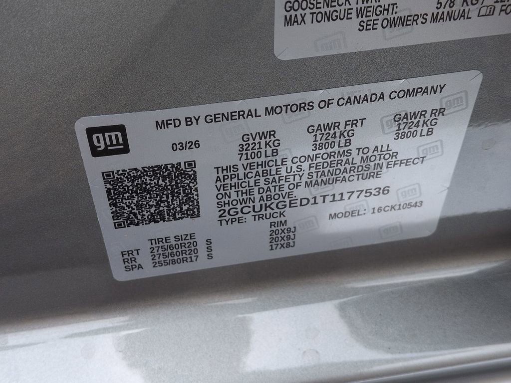 New 2026 Sterling Gray Metallic Chevrolet LTZ image 29