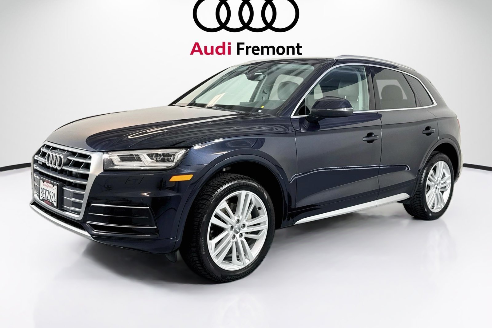 Used 2018 Moonlight Blue Metallic Audi Premium Plus image 3