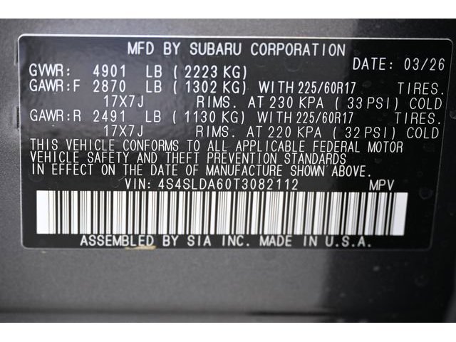New 2026 Gray Subaru Standard Model image 47
