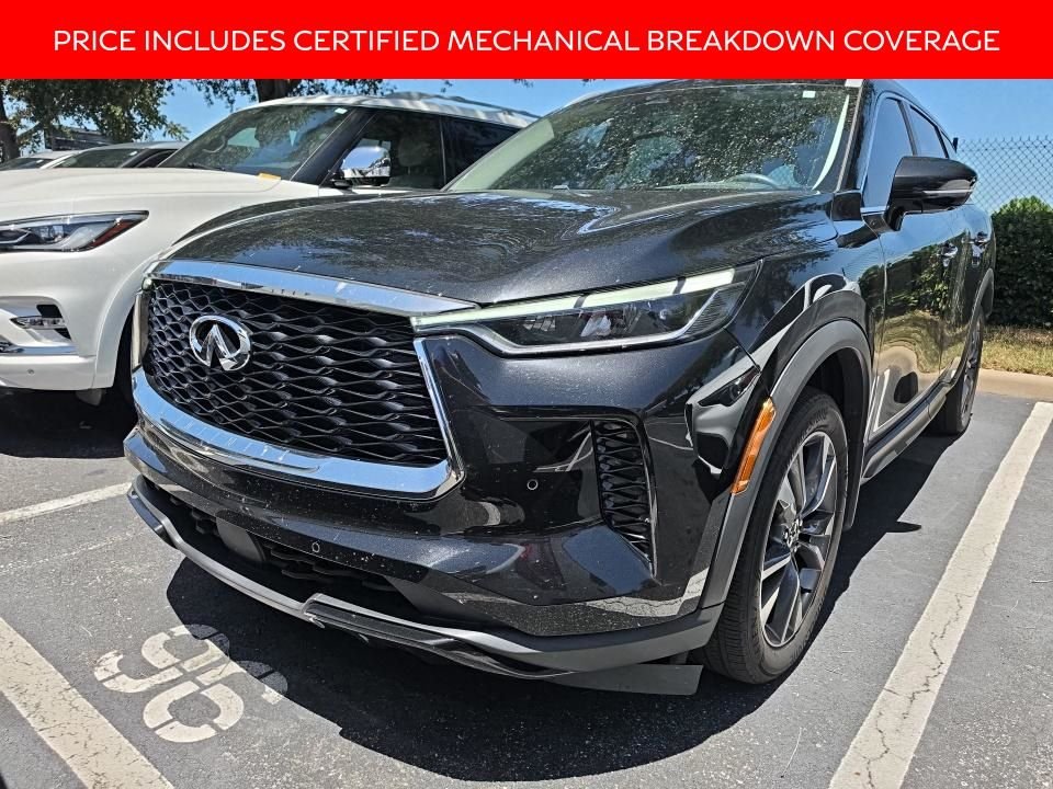 Certified Used 2023 Black INFINITI LUXE image 1
