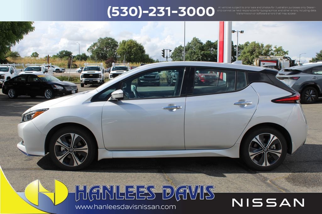 Used 2022 Nissan LEAF SL Plus with VIN 1N4BZ1DV2NC554484 for sale in Davis, CA