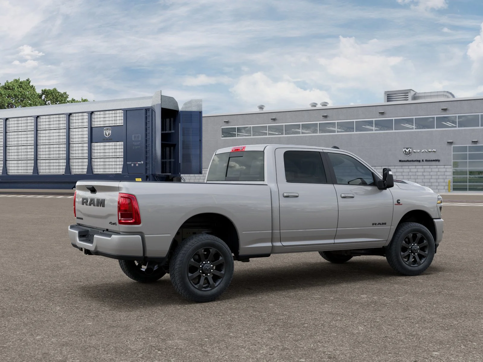 New 2026 Silver-Zynith Exterior Paint RAM Laramie image 4
