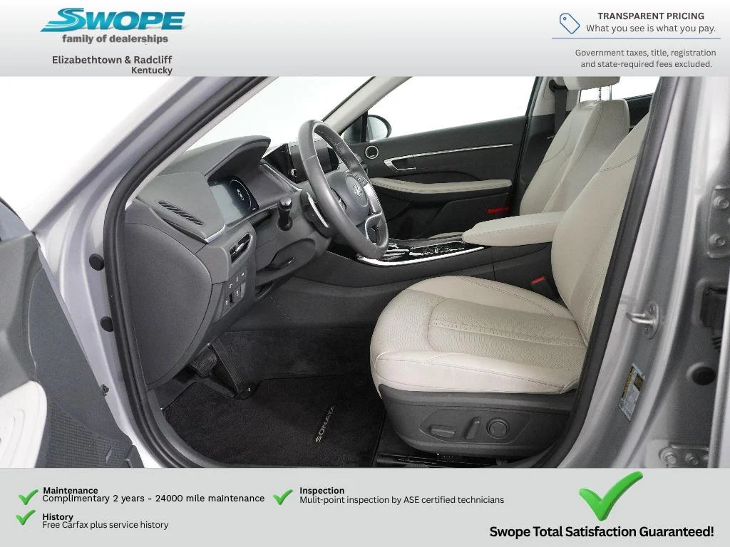 Certified Used 2023 Curated Silver Hyundai Limited image 12