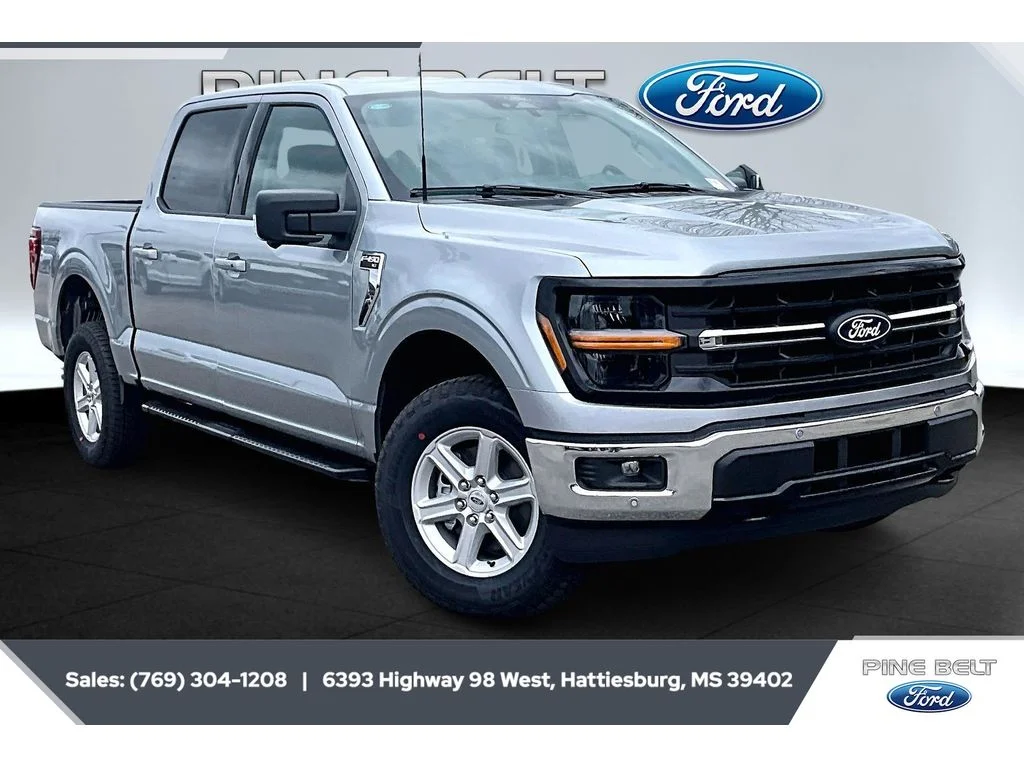 New 2026 Iconic Silver Metallic Ford XLT image 1