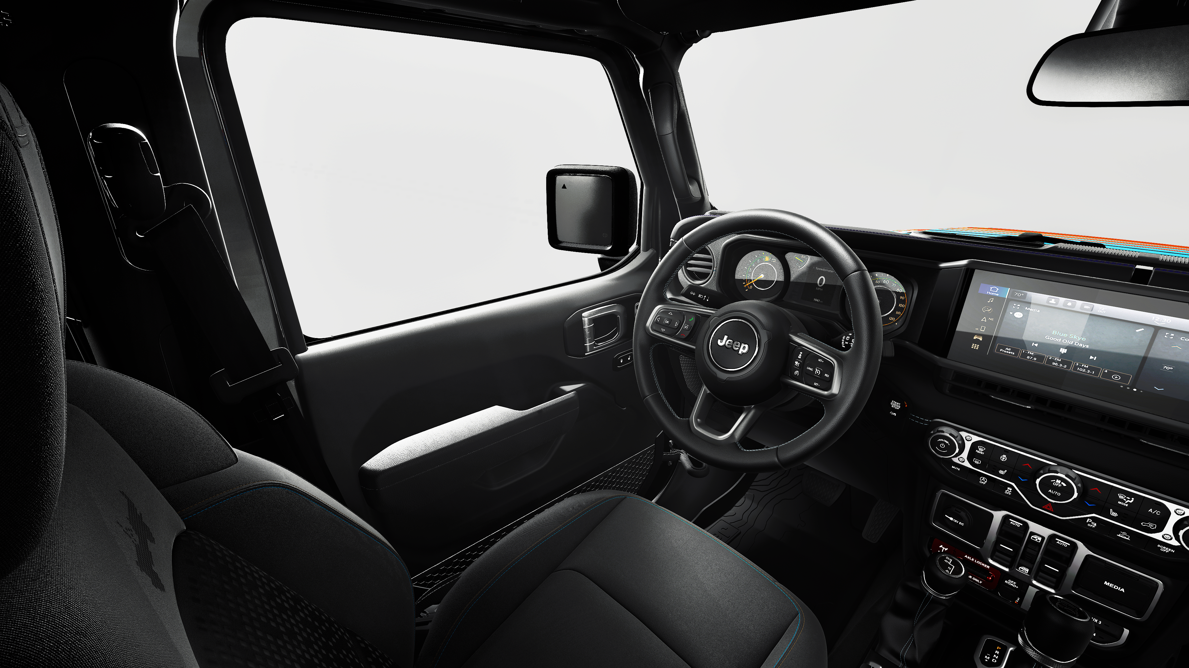 New 2027 Bright White Clear-Coat Paint Jeep  image 8