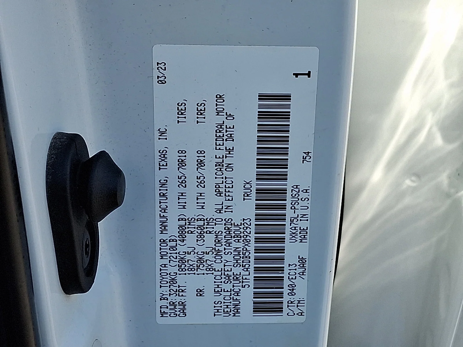 Used 2023 Ice Cap - 040 Toyota SR5 image 29