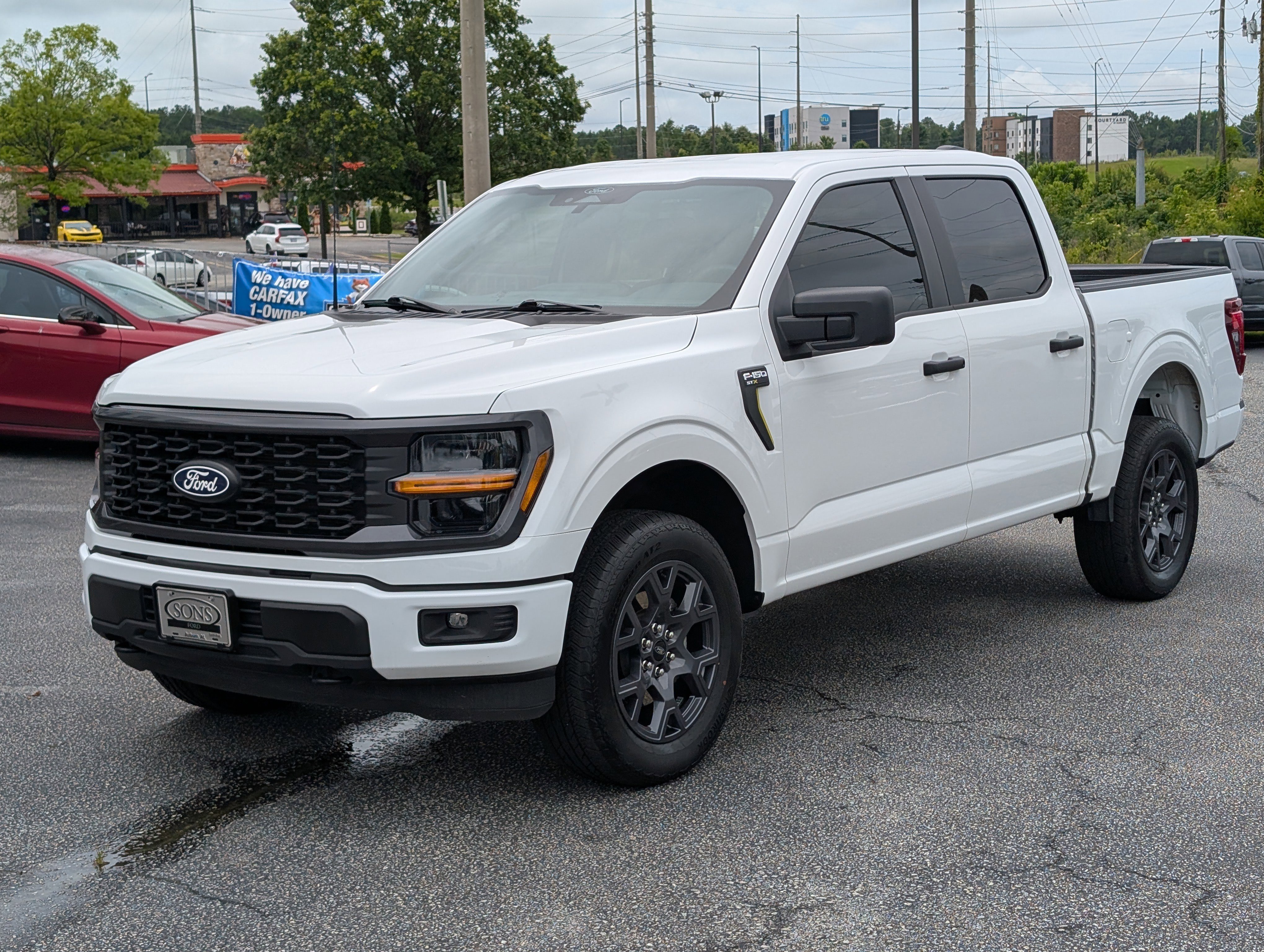 Certified Used 2024 Oxford White Clearcoat Ford STX image 2