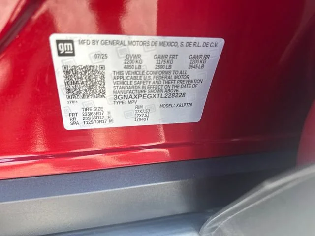 Used 2026 Radiant Red Tintcoat Chevrolet LT image 33