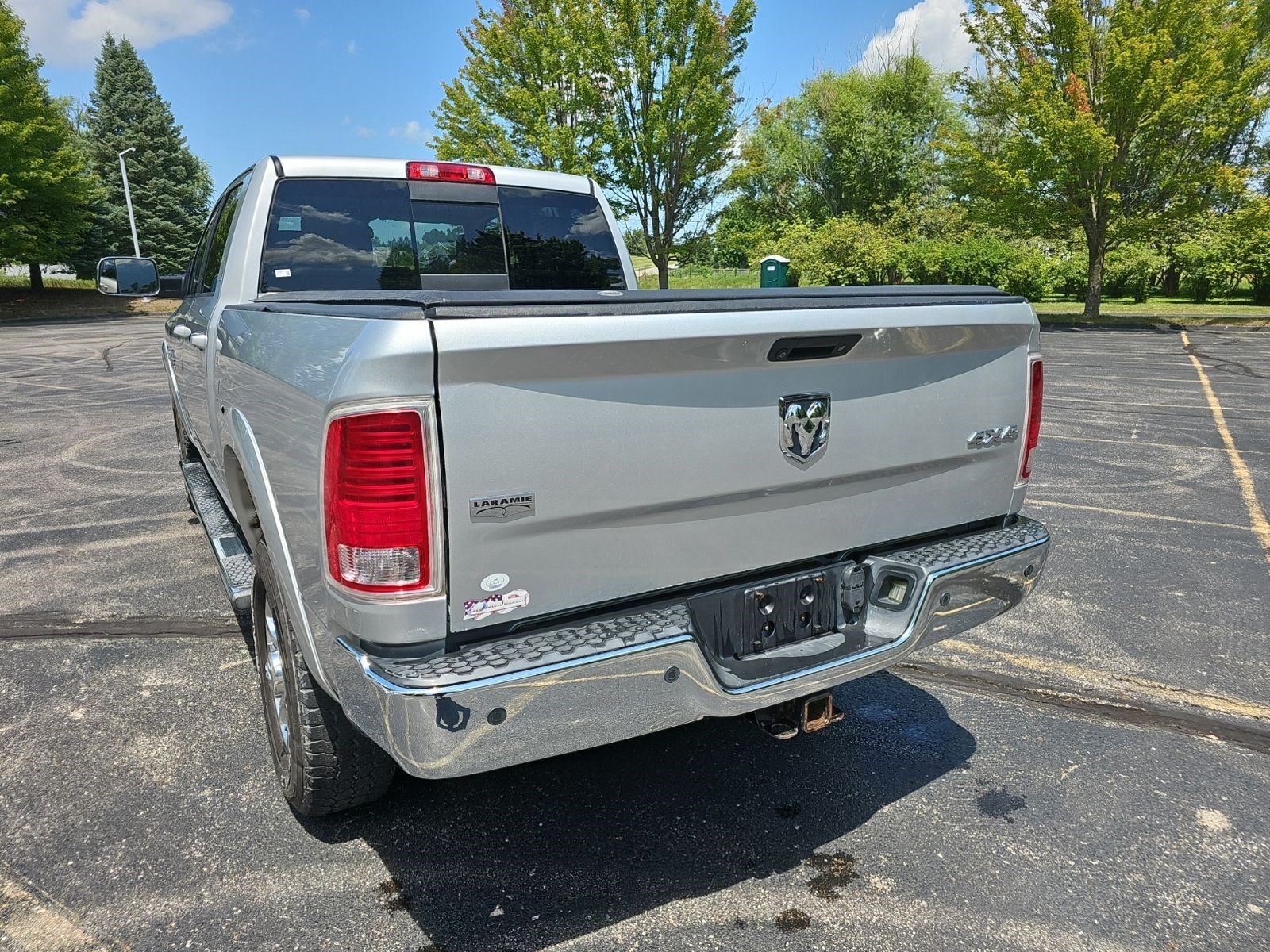 Used 2015 Bright Silver Metallic Clearcoat Ram Laramie image 3