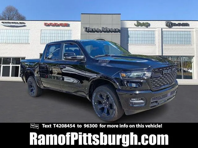 New 2026 Diamond Black Crystal Pearl-Coat Exterior Paint RAM Big Horn/Lone Star image 1