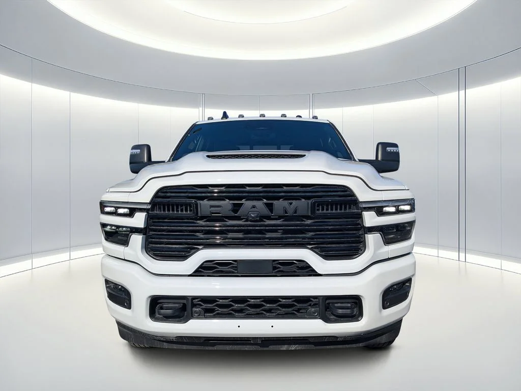 New 2026 Bright White Clear-Coat Exterior Paint RAM Laramie image 9