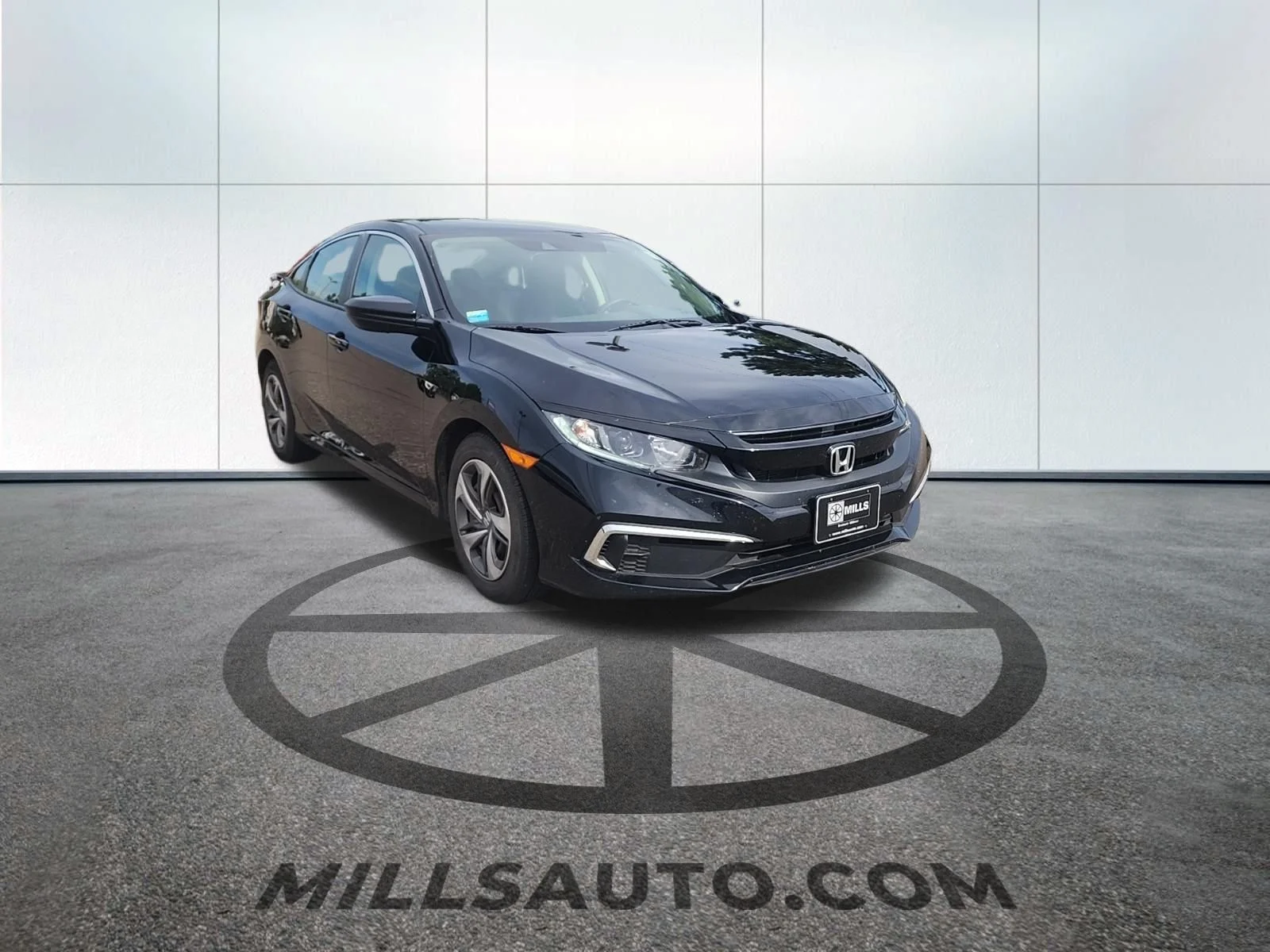 Certified Used 2019 Crystal Black Pearl Honda LX image 2