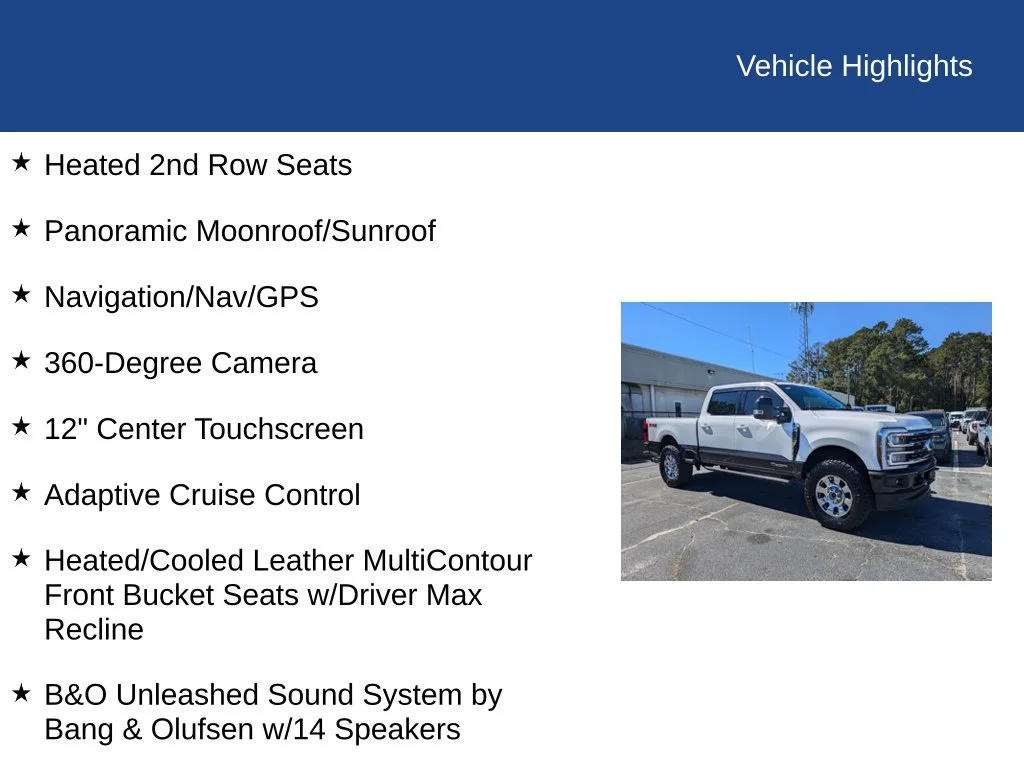 Used 2025 Star White Ford King Ranch image 33
