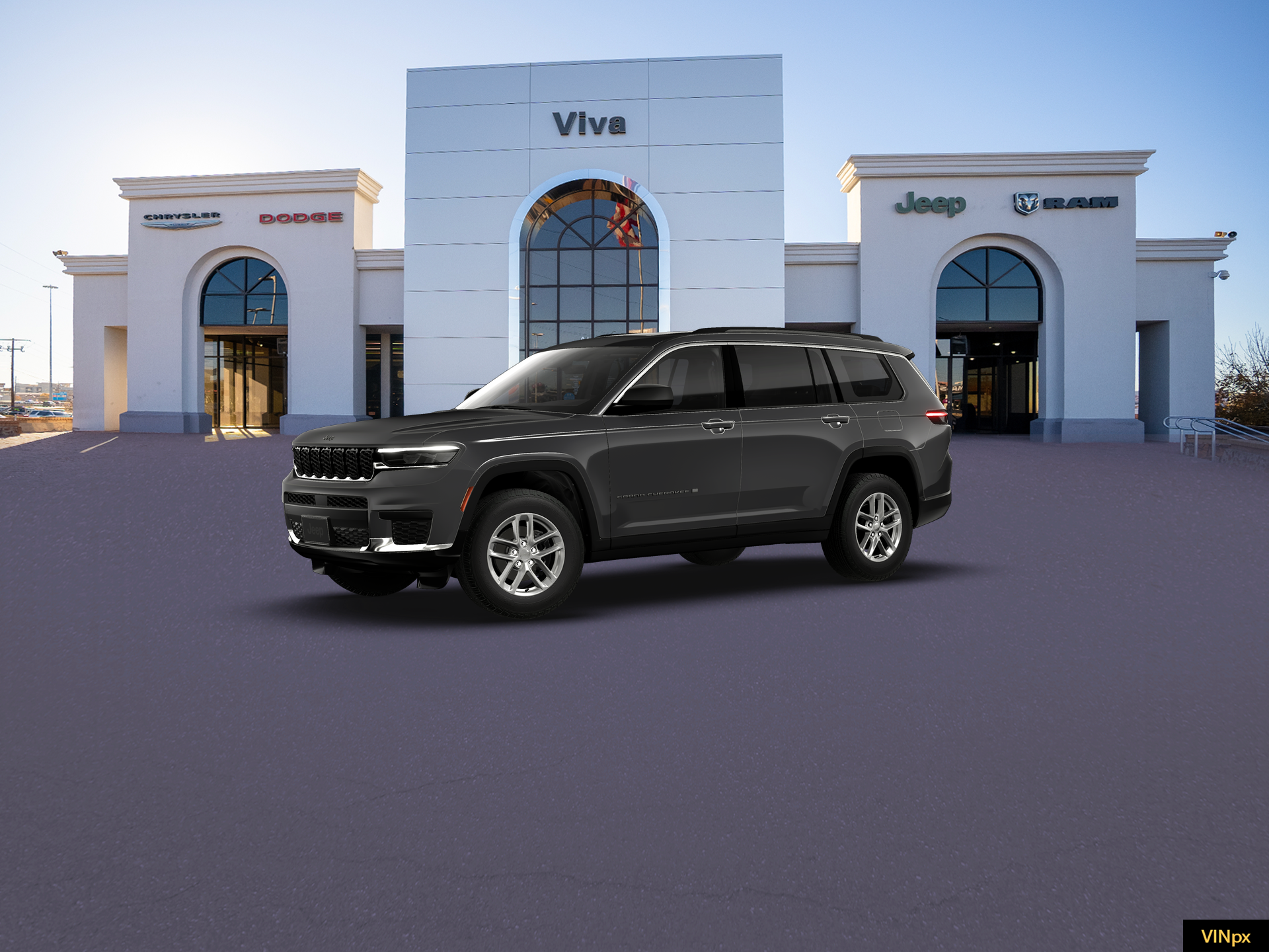 New 2026 Baltic Gray Metallic Clear-Coat Exterior Paint Jeep Laredo X image 2