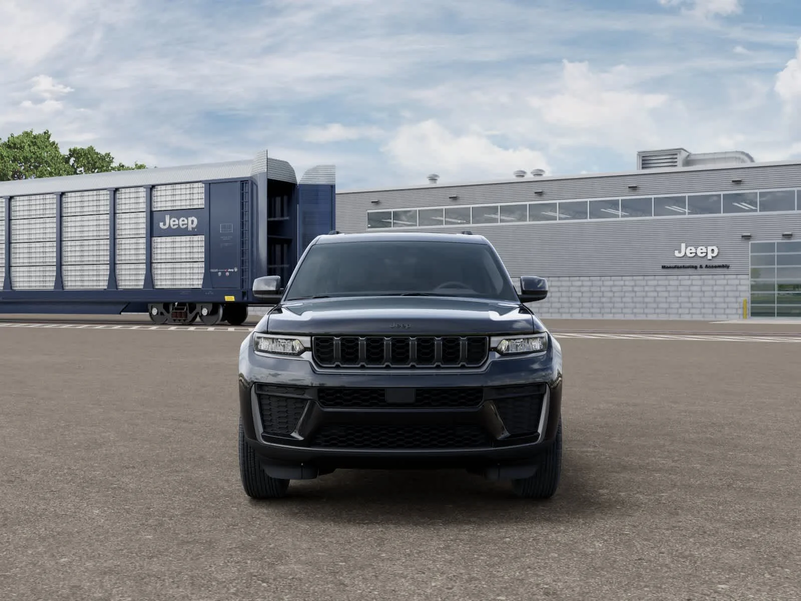 New 2026 Diamond Black Crystal Pearl-Coat Exterior Paint Jeep Laredo Altitude image 6