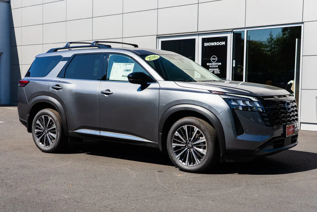 New 2026 Gun Metallic Nissan Platinum image 1