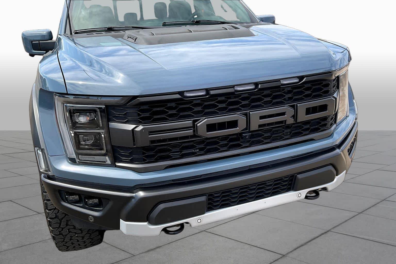 Used 2023 Azure Gray Metallic Tri-Coat Ford Raptor image 29