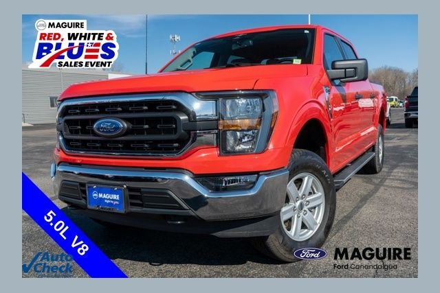 Used 2023 Race Red Ford XLT image 1