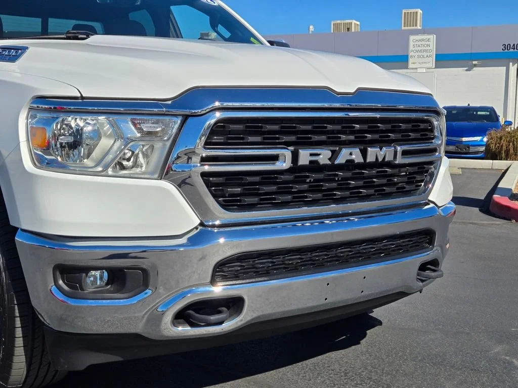 Used 2022 Bright White Clea Ram Big Horn image 8