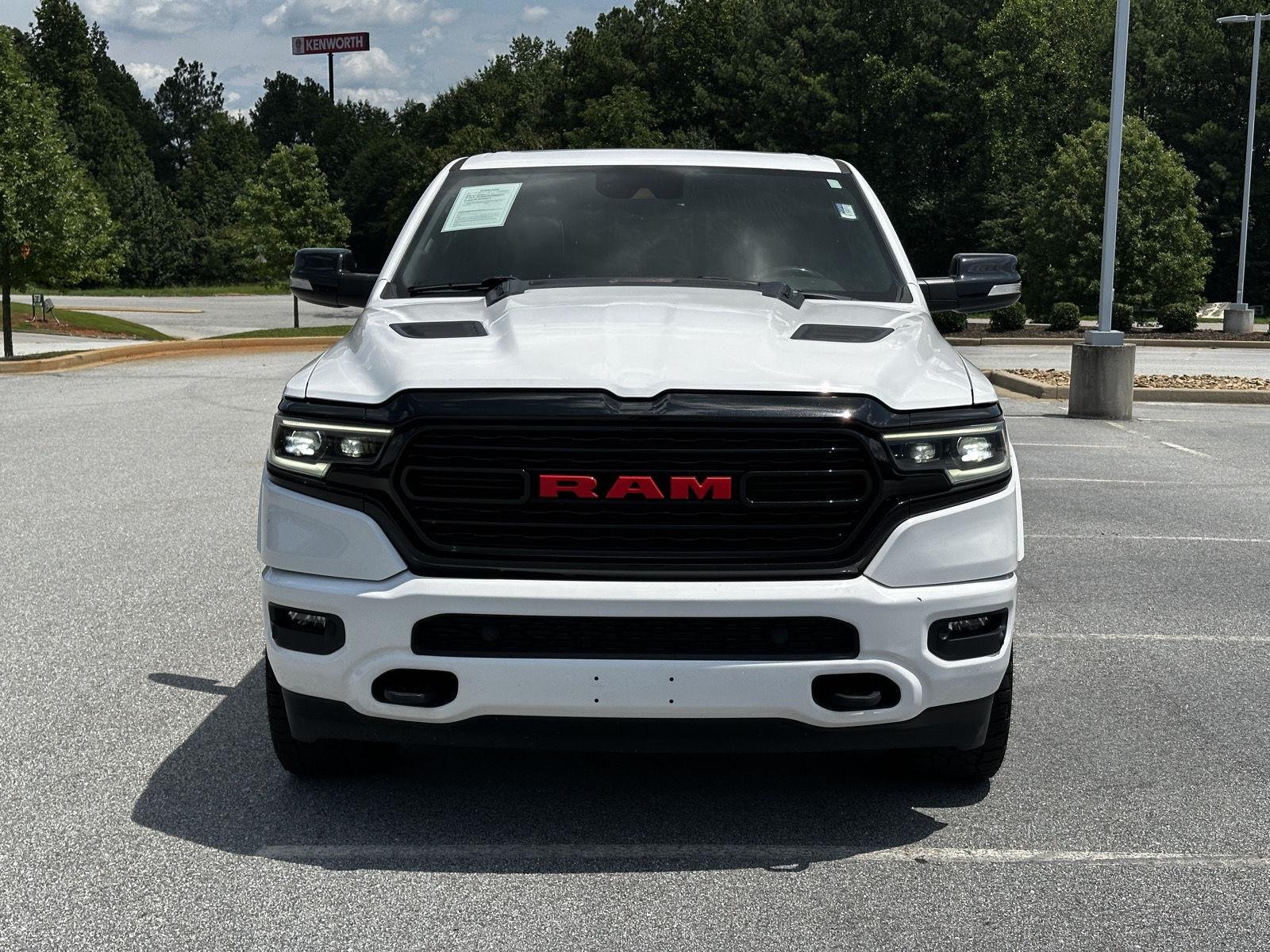 Used 2022 Bright White Clearcoat Ram Limited image 3