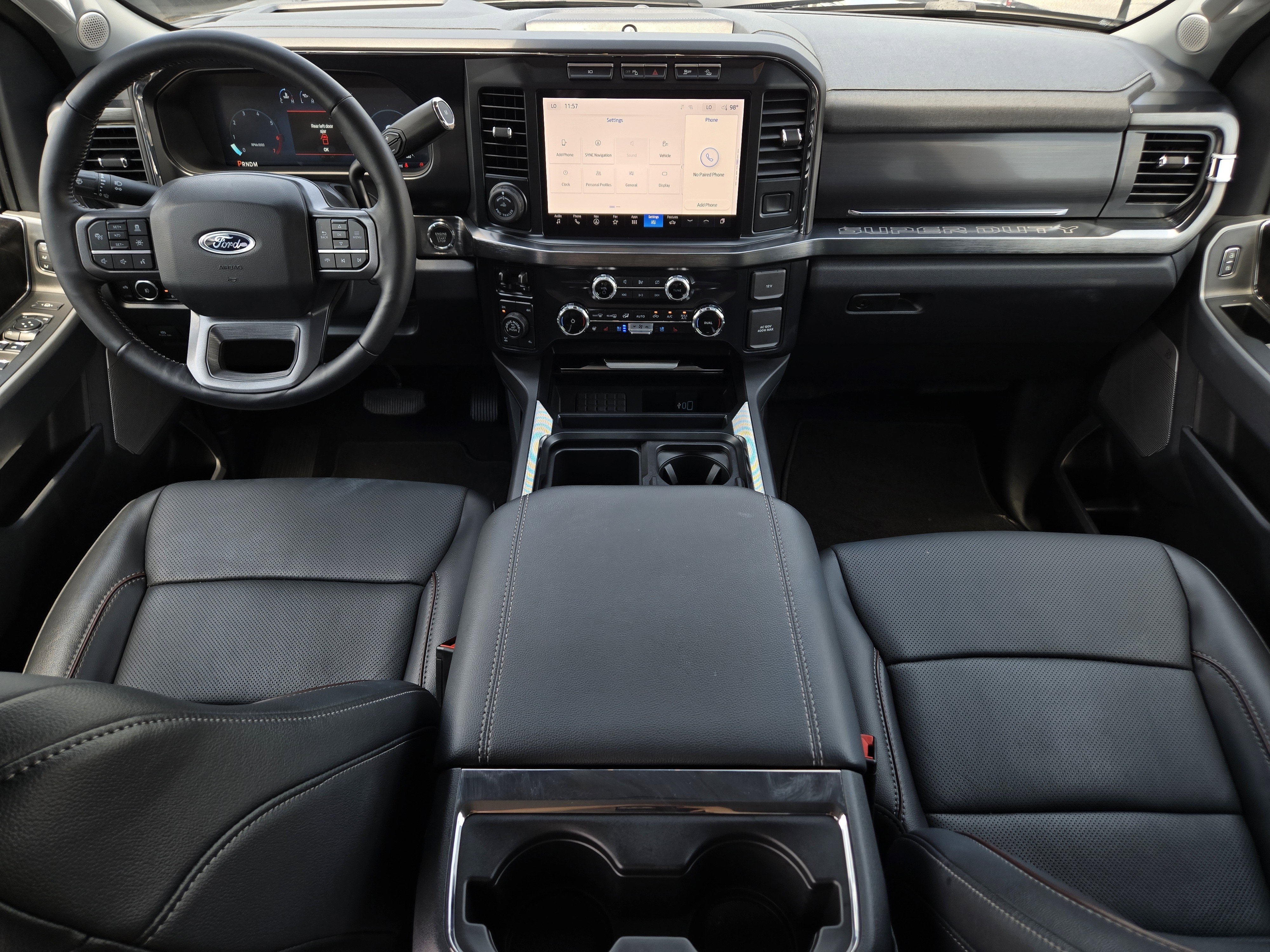 Used 2024 Carbonized Gray Metallic Ford Lariat image 21