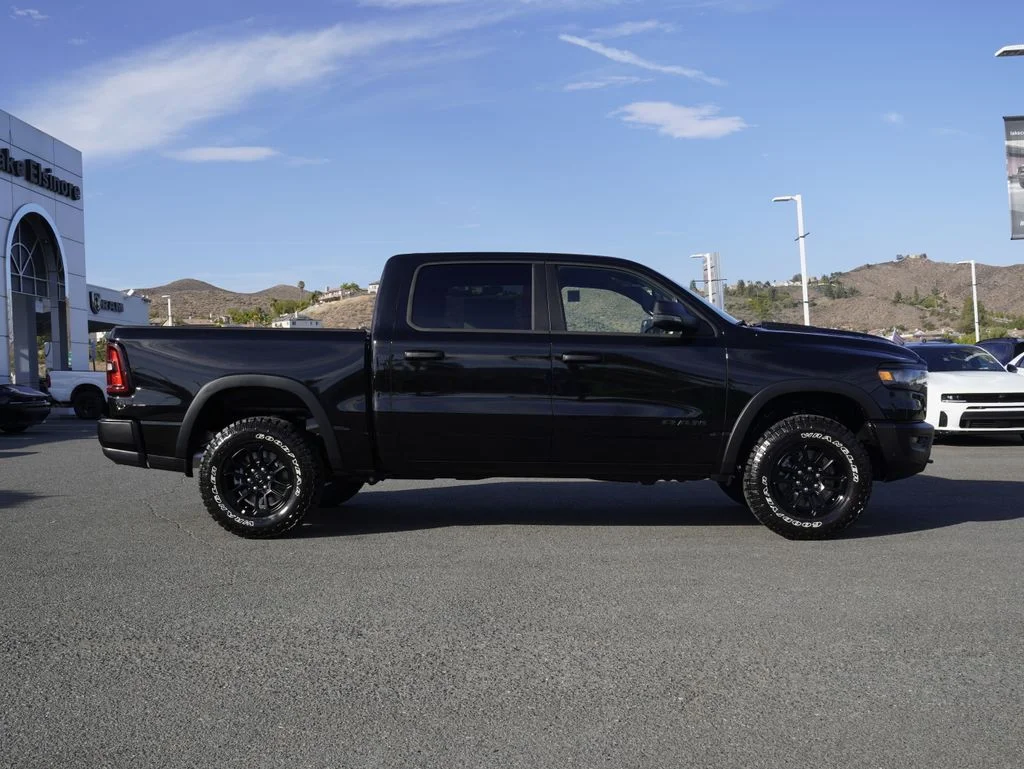 New 2026 Diamond Black Crystal Pearl-Coat Exterior Paint RAM Rebel image 2