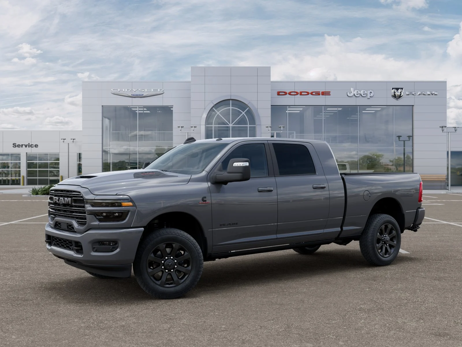 New 2026 Ceramic Gray Clear-Coat Exterior Paint RAM Laramie image 30