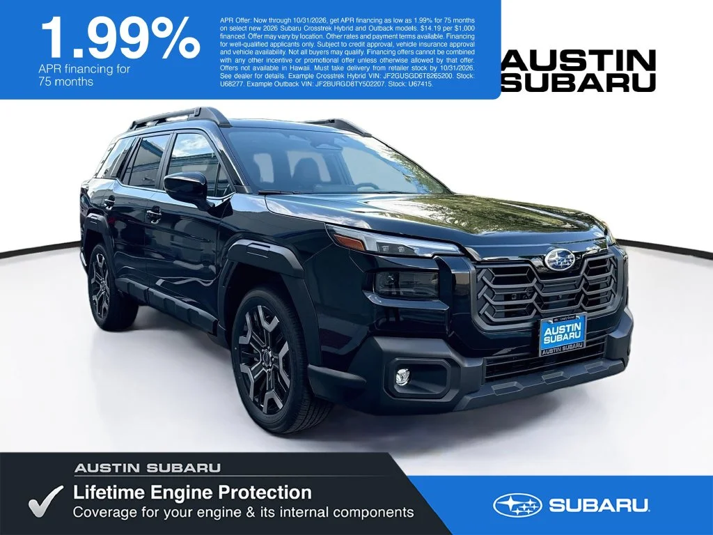 New 2026 Black Subaru Touring XT image 1