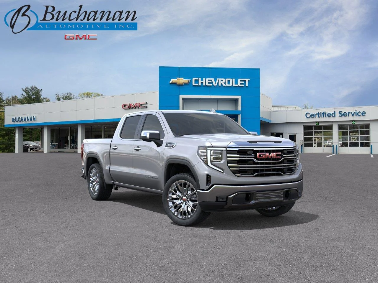 New 2026 Sterling Metallic GMC SLT image 1